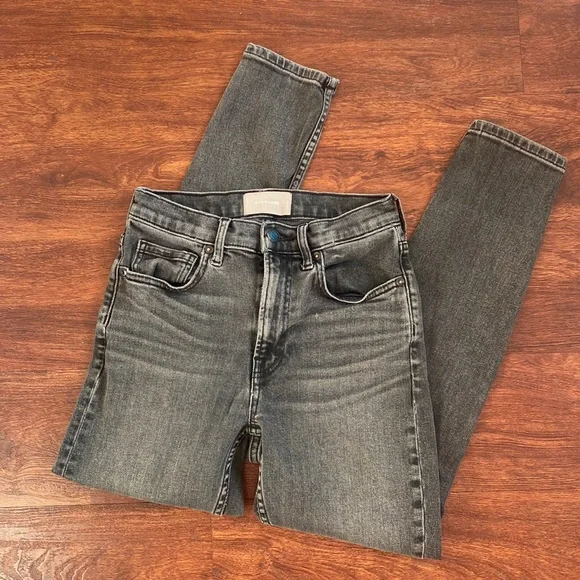 EVERLANE / Black Wash High Rise Ankle Skinny Jeans / 26 - Picture 1 of 5